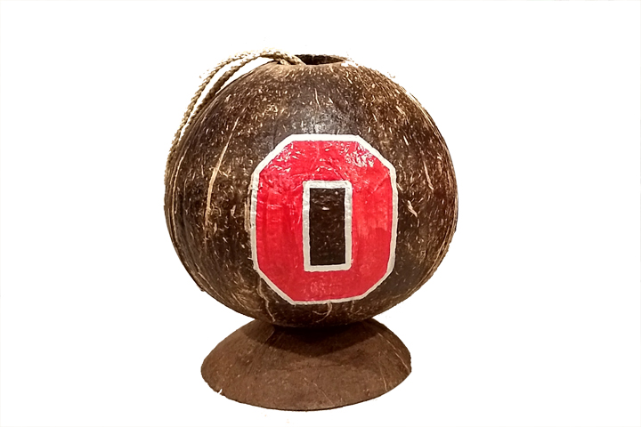 OSU Buckeyes hand painted ornament